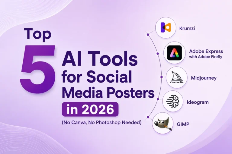 Top 5 AI Tools for Social Media Posters in 2026 (No Canva, No Photoshop Needed)